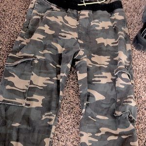 Forever 21 Camo Cargo Jeans